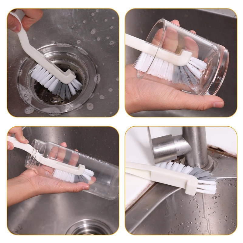 2 Pcs Angle Cleaning Brush, Washing Up Brushes, Kitchen Scrub