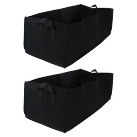 YARNOW 2 Pcs Fabric Grow Bags Tomato Grow Bag Potatoes Grow Bags Fabric Raised Beds for Garden (Size M)