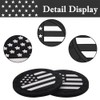 ACODABLEM 2 Pack Car Cup Holder Coaster, 2.75 Inch American