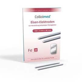 Colloimed Iron Electrodes 1 Pair 3 mm x 80 mm (Fe 3 x 80)