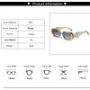 OSAGAMA Retro Sunglasses Rectangular Chunky Glasses UV Protection for Men