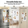 Mini Bread Fridge Magnets, 24 Pcs, 3D Resin