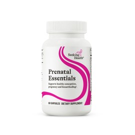 Seeking Health Prenatal Essentials - Brain Health Support Supplement with Vitamin B12 & K2 - Folate Supplement for Pregnancy & Prenatal Support - 60 Capsules
