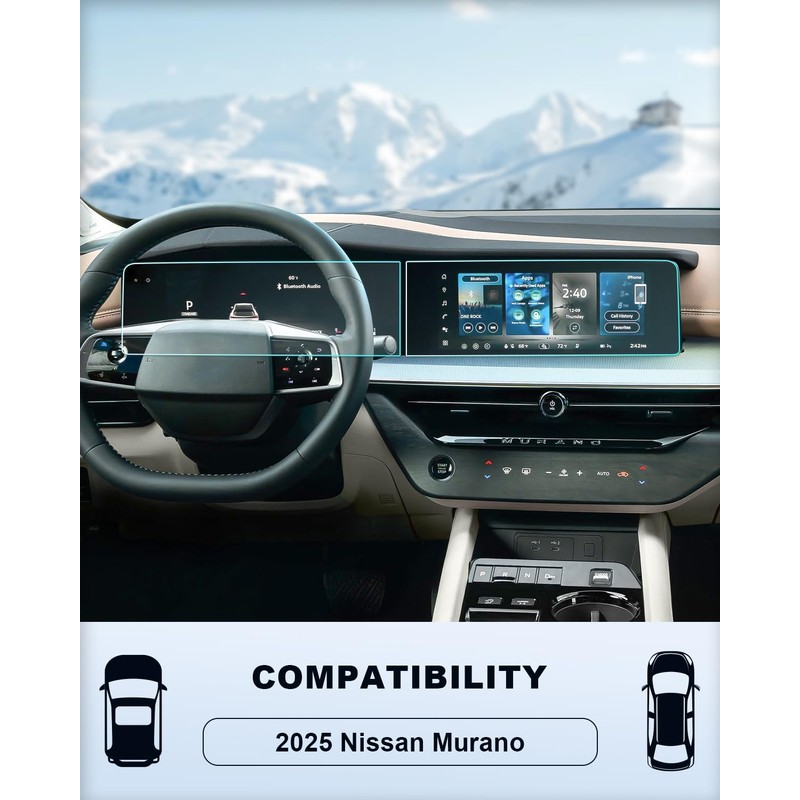 2025 Nissan Murano Screen Protector - (4PCS) For Murano (SV/SL/Platinum)