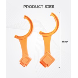 UNLRAE 2PCS RV Sewer Hose Wrench,Car Accessories RV Sewer Cap Wrench,Drain Cleanout Cap Removal Tool for Connecting and Disconnecting Sewer Hoses,Fits Most 3-Inch & 4-Inch Male/Female RV Sewers Caps