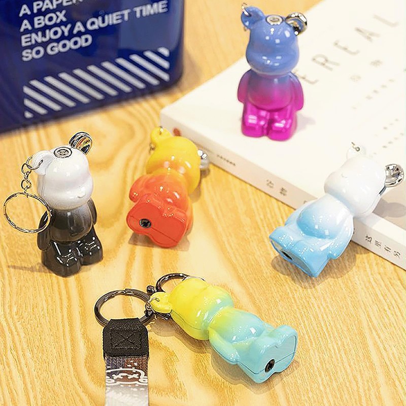 SIMBAE Cute Cartoon Cool Lighter, Windproof Straight Punch Lighter, Compact