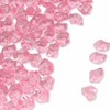 PMLAND Clear Acrylic Ice Rocks Pink 180 Pcs of 0.75