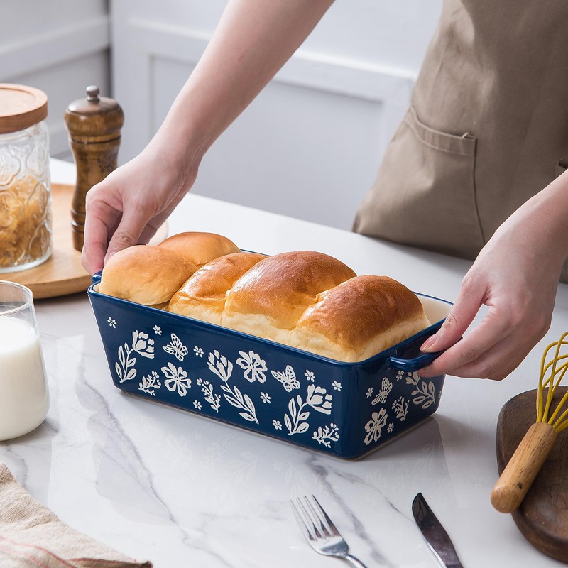 Wisenvoy Bread Pan Loaf Pan Ceramic Bread Pans for Baking