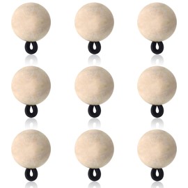 Sonwyoung 9 Pcs Fly Fishing Strike Indicators for Trout Neon Fishing Bobbers Floats (Xs,Wood)