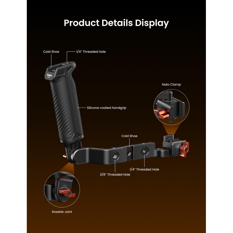 hohem Adjustable Sling Handgrip Gimbal Sling Handle for M6/M7/MT2, Ergonomic