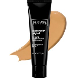 Revision Skincare Intellishade® Original SPF 45, Anti-Aging Tinted Sunscreen for Face, Daily Moisturizer with SPF, Anti-Wrinkle with Peptides & Vitamin C, Hydrating Broad-Spectrum Sunscreen, 1.7 oz