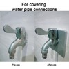 YJFY Pack of 2 Split Wall Flange Rosettes Cover Heating