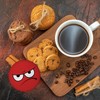 Emotion Anger Magnet Round Perfect for Any Mood Funny Kawaii