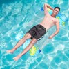 Swim Ring Float, Leaf Pattern Float, Water Hammock, Strong Buoyancy,