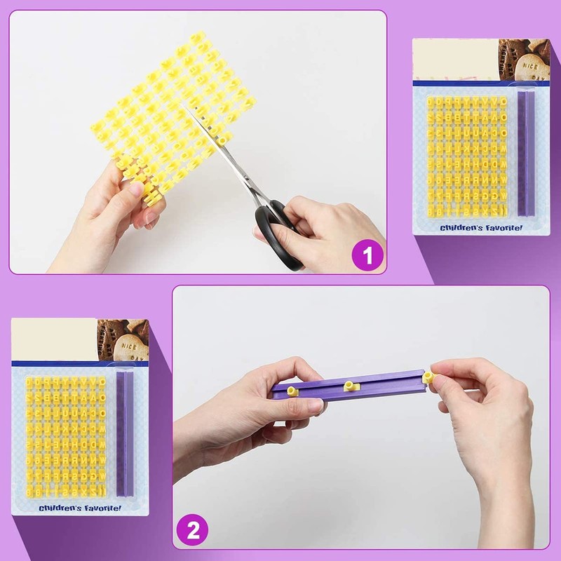 Herramientas para Hornear DIY con Molde para Galletas, Sellos con