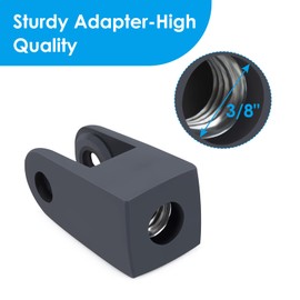 HyperX QuadCast Microphone Arm Adapter, Connector for QuadCast S Microphone Boom Arm Stand, Professional Microphone Adapter Compatible with HyperX QuadCast by YOUSHARES