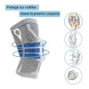 Rodillera Compresión Silicona Patelar Varillas Flex Lateral Talla Xl