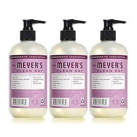 "Mrs. Meyer's Clean Day Hand Soap with Essential Oils, Biodegradable Formula, Peony, 12.5 fl. oz – Pack of 3"