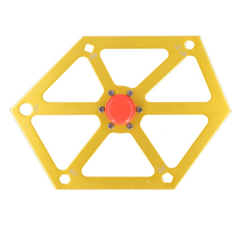 Woodworking Angle Ruler Hex Magnetic Aluminum Alloy Table Saw Adjustment