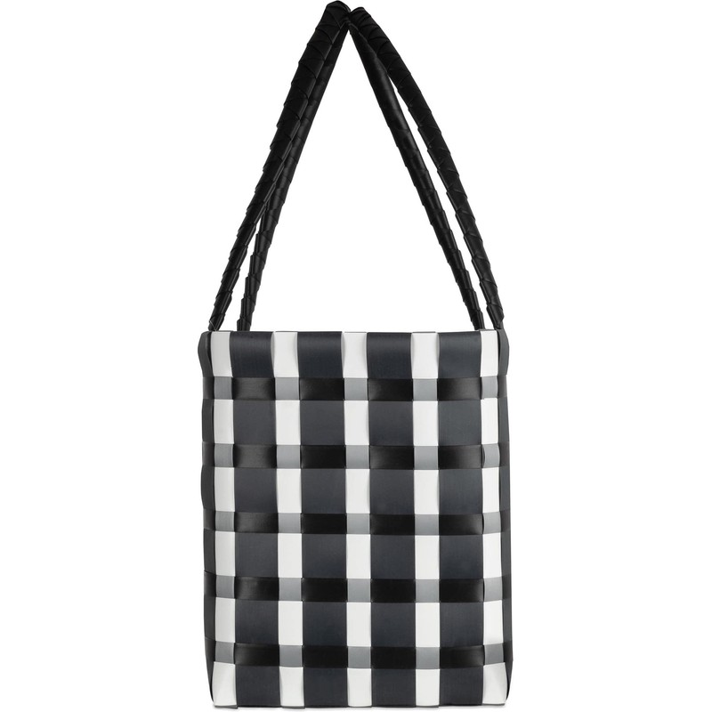 Easy-care shopping basket with sewn-in inner pocket, tear-resistant, 70% recycled