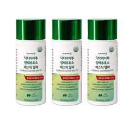 Doctor Baidu Cabbage Enzyme Mastic Alpha 60 tablets x 3 3-month supply Sulforaphane nutritional supplement / 양배추 효소 매스틱 알파 60정x3개 3개월분 설포라판 영양제