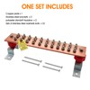 Copper Grounding Bar Kit - 16"*3.15" Copper Bus Bar with