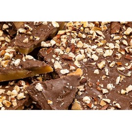 Milk Chocolate Pecan Toffee 12 oz Gift Tin | Millican Pecan since 1888 | San Saba, Texas