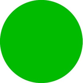 Quarter Size Golf Ball Markers (Packs of 100) Plain (Neon Green Solid)