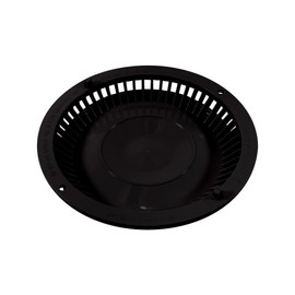 Afras Anti-Vortex Drain Cover 7.375 inch - Black Pool Main Grate Replacement 7 3/8 with 2 Screws 11064BK