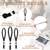 Rtteri 10 Pieces Walking Canes Wrist Straps Cane Accessories Stretchable
