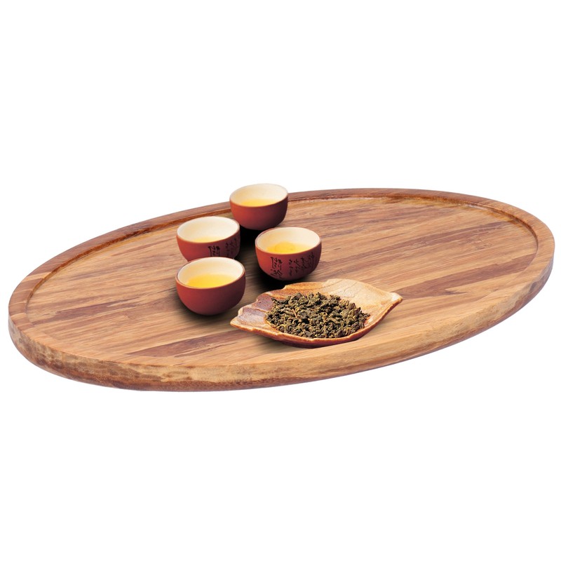 Japanese Style Bamboo Tea Tray Food Serving Plate Platter Dishes