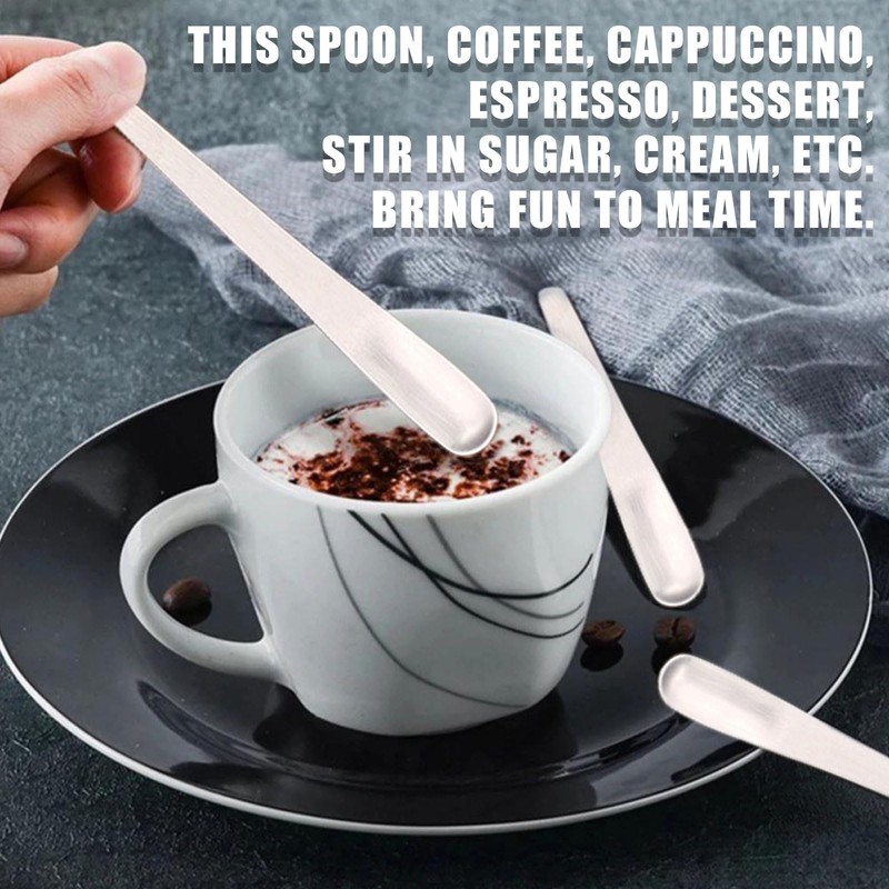 Dinner Spoon, Set of 6, Ice Spoons, Tea Spoons, 304