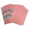 Kokuyo 99Kフ-A4S-GX10 Flat Files, A4S, Pack of 10, safety pink