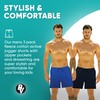BROOKLYN VERTICAL Mens 3 Pack Fleece Cotton Active Jogger Shorts