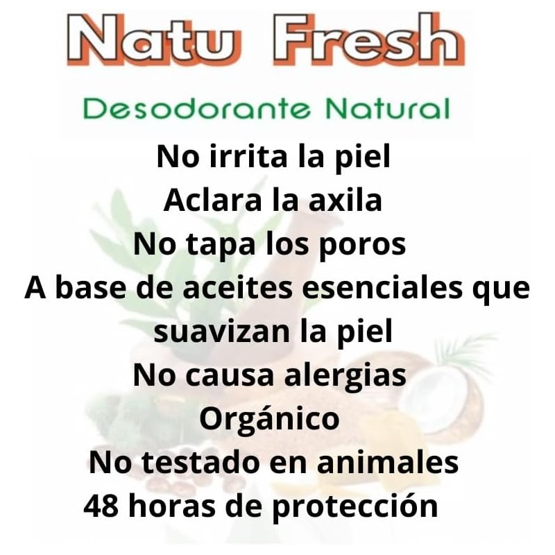 DESODORANTE MUJER Y HOMBRE EN BARRA NATURAL SIN ALUMINIO NI