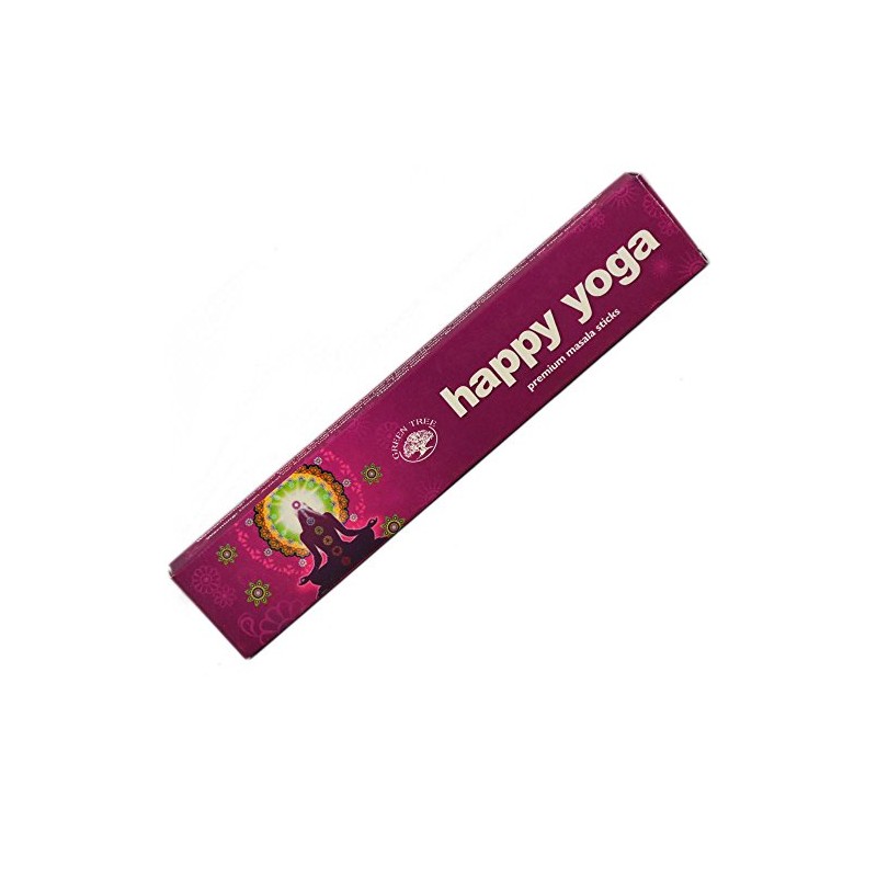 Green Tree Incense, Happy Yoga, 1 boite