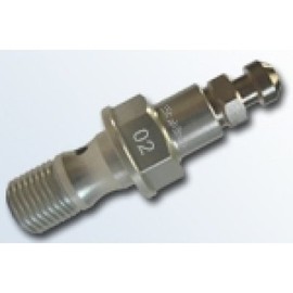 Stahlbus Hollow Screw with Bleed Valve M10 x 1.0 x 19 mm Anodised Aluminium Natural