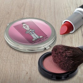 Sesame Street Bert Don't Talk to Me Compact Travel Purse Handbag Makeup Mirror