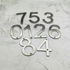 Premium 3 Inch High Stainless Steel Mailbox Numbers- Unique Polish