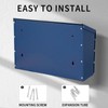 YOOBOX Wall Mount Mailbox for House Outside, Large Capacity Mailbox