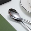 Teaspoons, 6 Piece Spoons Silverware, Stainless Steel Small Spoons, Tea
