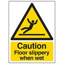 Warning General - Caution Floor Slippery When Wet - 150 X 200mm