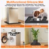 Mini Fridge Mat, 19.7x19.7x0.6 Inch Non-Slip Thick Under Refrigerator Silicone