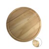 EFO Round chopping board, wooden board, wooden base, chopping board,