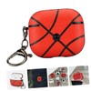 SHINEOFI Shockproof Earphone Protective Case for Wireless Earbuds Lightweight Basketball