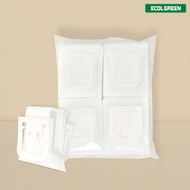 Ecole Green No - Petrochemical PP Filter All Plant-derived Drip Bag Coffee Filter Bulk Packaging of 100 Sheets, Drip Bag Filter 100 Pieces Bulk / 에콜그린 No - 석유화학 PP필터 All 식물유래 드립백 커피필터 벌크포장 100매, 드립백 필터 100개입 벌크