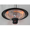 Hiland HIL-PHE-1500BR Electric Gazebo Indoor/Outdoor Heater with LED/Remote, 1500 Watts,