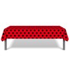 1 Pack Ladybug Plastic Tablecloth 54 x 87 Inch Long