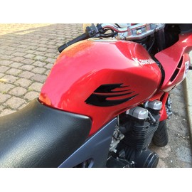 BIKE-label Tank Pad Side Tank Black Compatible with Honda 810002