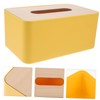BUGUUYO Facial Tissue Box Cover Holder Wood Tissue Cases Napkin
